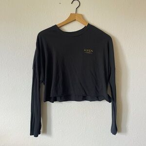 RVCA long sleeve box crop top